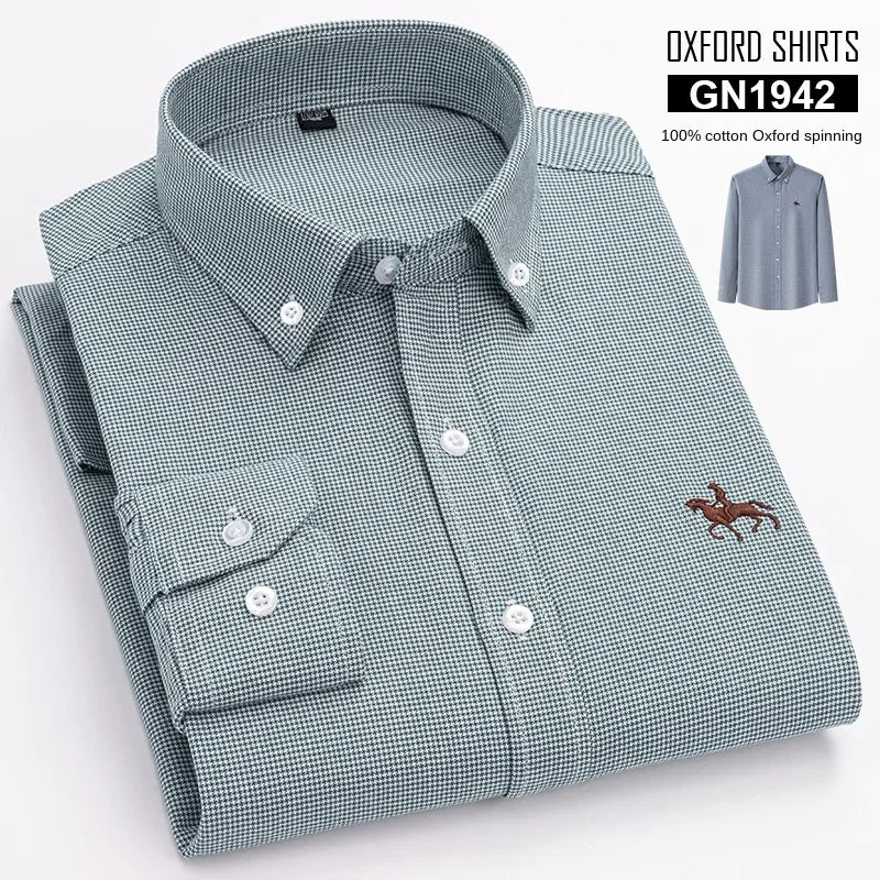 Men's Cotton Oxford Shirt