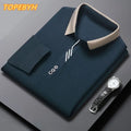 Men's Long Sleeve Waffle Polo Shirt