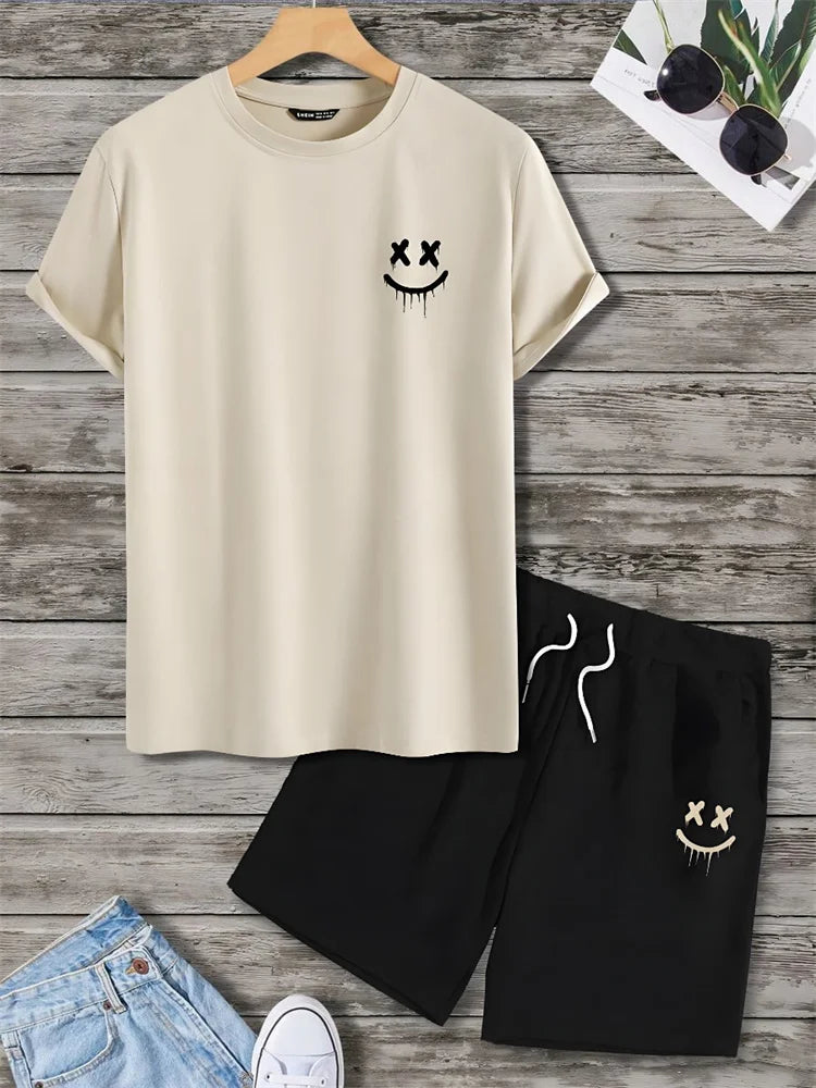 Men's Hawaiian Matching Set – Short Sleeve Shirt & Beach Shorts